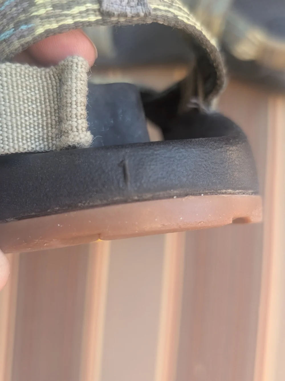 Chaco Kids Sandals Olive Green with Black and Brown Sole